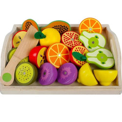 Cut Fruits and Vegetables Wooden Toys - Oliver & Company Montessori Toys