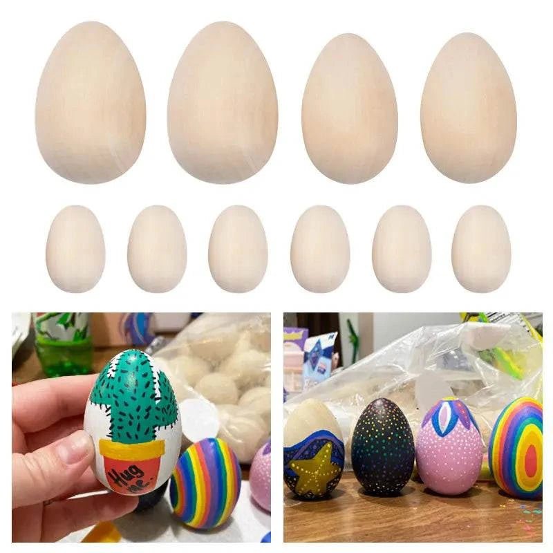 DIY Wooden Easter Eggs - Oliver & Company Montessori Toys