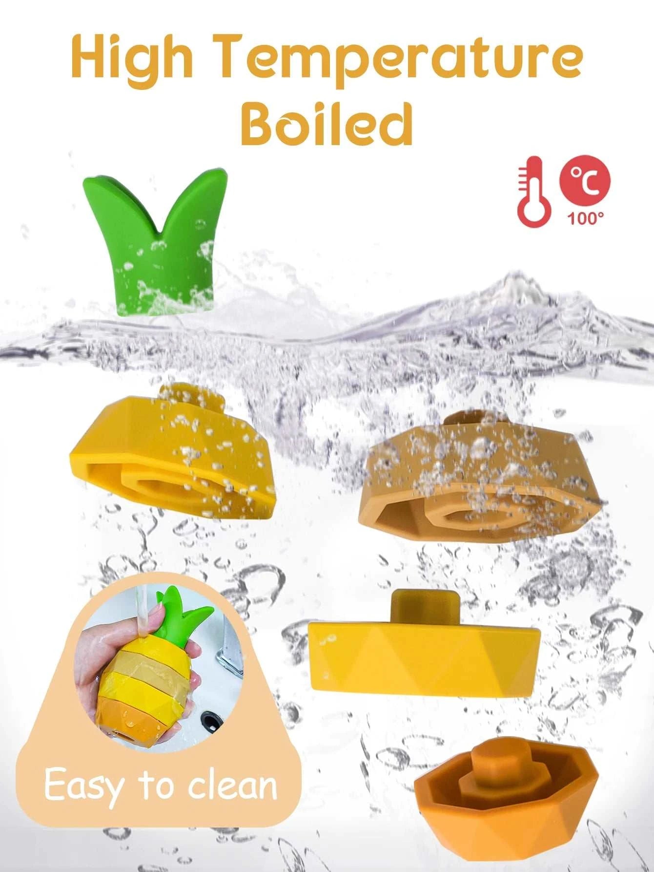 Fruit Nesting Stacking Building Blocks - Oliver & Company Montessori Toys