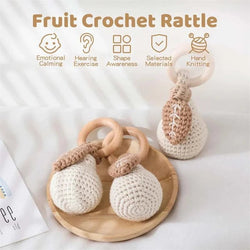 Handmade Wooden Crochet Rattles - 14 Styles - Oliver & Company Montessori Toys