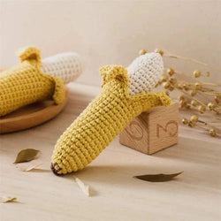 Handmade Wooden Crochet Rattles - 14 Styles - Oliver & Company Montessori Toys