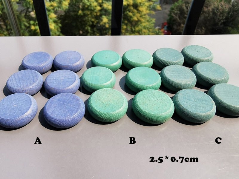 Montessori 6-Piece Mandala Loose Parts Set - Oliver & Company Montessori Toys