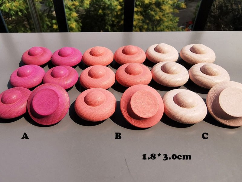 Montessori 6-Piece Mandala Loose Parts Set - Oliver & Company Montessori Toys