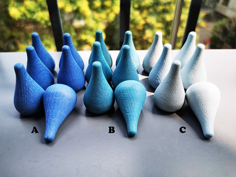 Montessori 6-Piece Mandala Loose Parts Set - Oliver & Company Montessori Toys