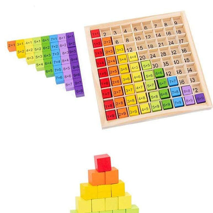 Montessori 99 Multiplication Table Teaching Aide - Oliver & Company Montessori Toys
