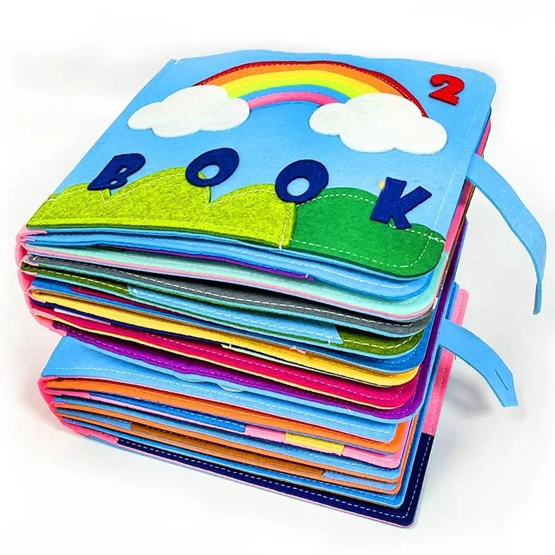 Montessori Baby Busy Book - Oliver & Company Montessori Toys