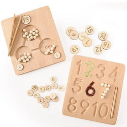 Montessori Beech Decomposition Board - Oliver & Company Montessori Toys