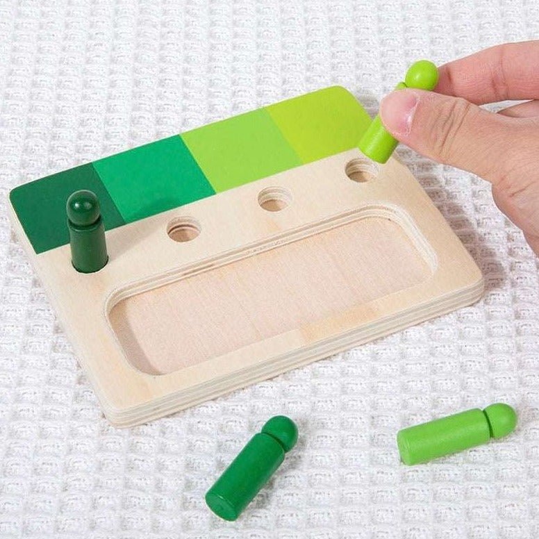 Montessori Color Matching Peg Boards - Oliver & Company Montessori Toys