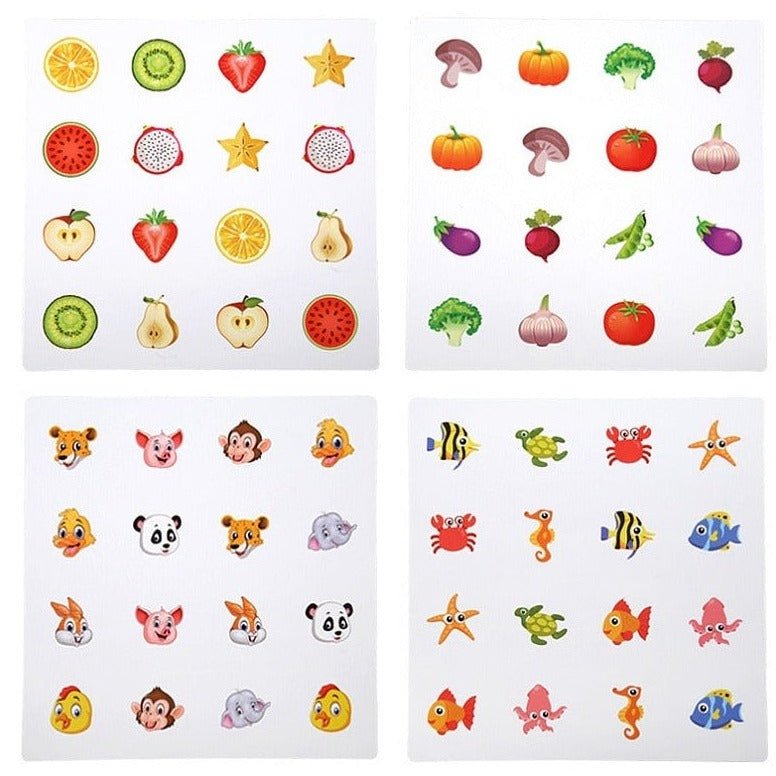 Montessori Educational Wooden Memory Game - Oliver & Company Montessori Toys