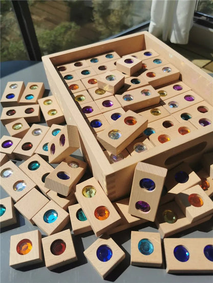 Montessori Gemstone Diamond Bricks - Oliver & Company Montessori Toys