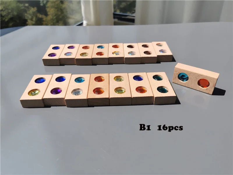 Montessori Gemstone Diamond Bricks - Oliver & Company Montessori Toys