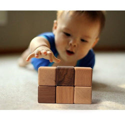 Montessori Handcrafted Wood Stacking Blocks - Oliver & Company Montessori Toys