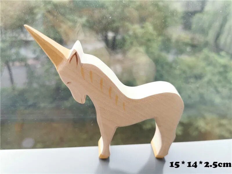 Montessori Handmade Wooden Animals - Oliver & Company Montessori Toys