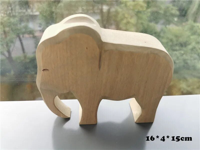 Montessori Handmade Wooden Animals - Oliver & Company Montessori Toys