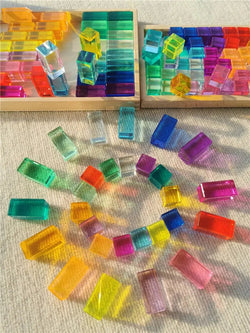 Montessori High Transparency Lucite Cubes - Oliver & Company Montessori Toys