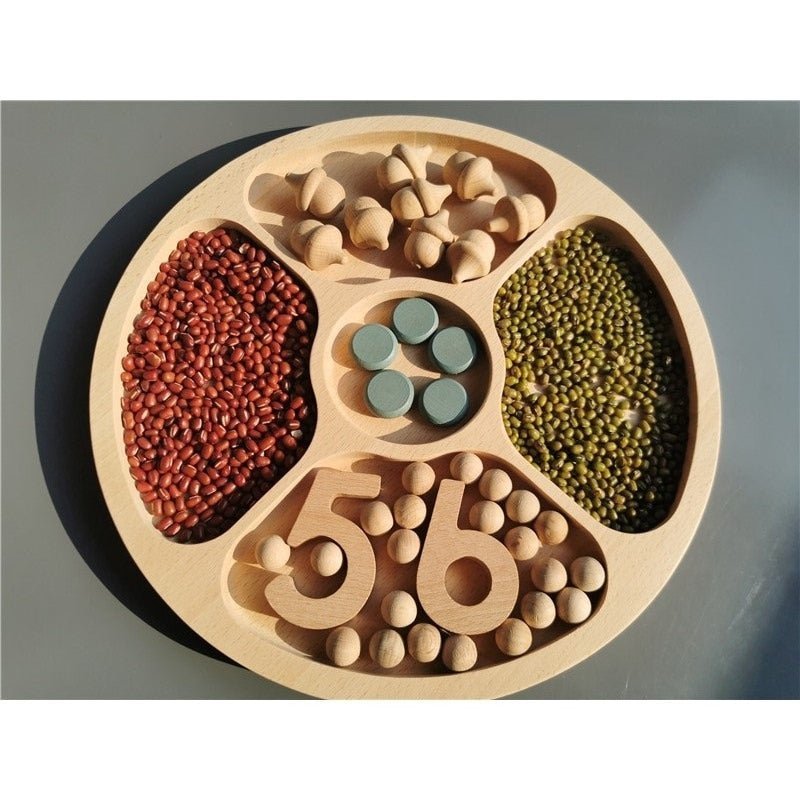 Montessori Large Round Sorting Trays - Oliver & Company Montessori Toys