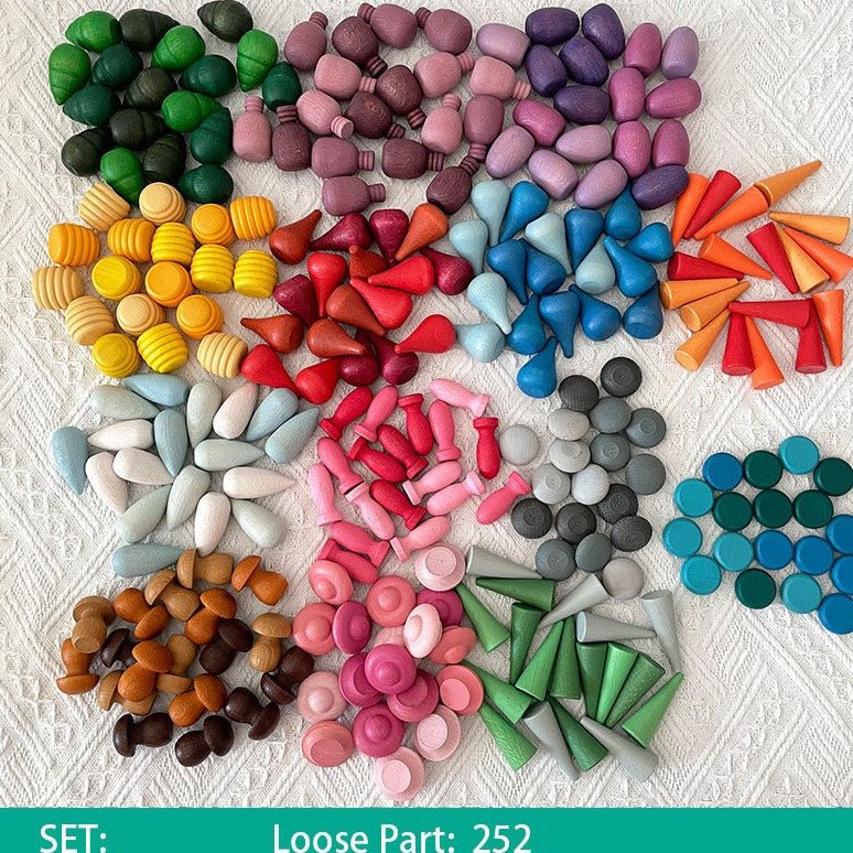 Montessori Mandala Loose Parts & Arch Sets - Oliver & Company Montessori Toys