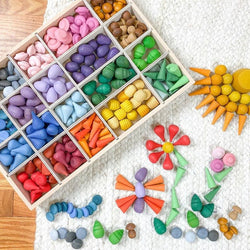 Montessori Mandala Loose Parts & Arch Sets - Oliver & Company Montessori Toys