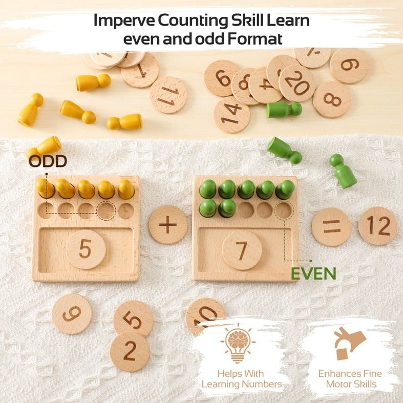 Montessori Math Boards and Peg Dolls - Oliver & Company Montessori Toys