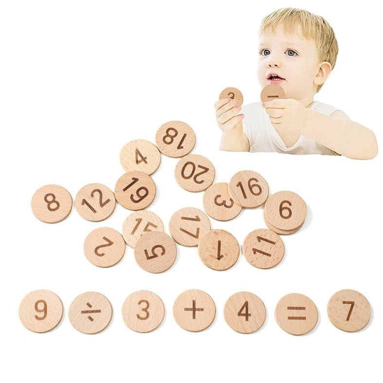 Math Doll Wooden Math Boards & Peg Dolls | Montessori Number Learning Toy
