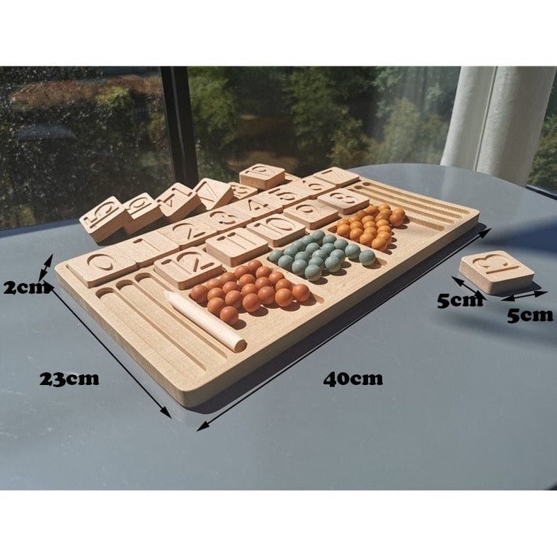 Montessori Math Learning Boards for Counting and Arithmetic - Oliver & Company Montessori Toys