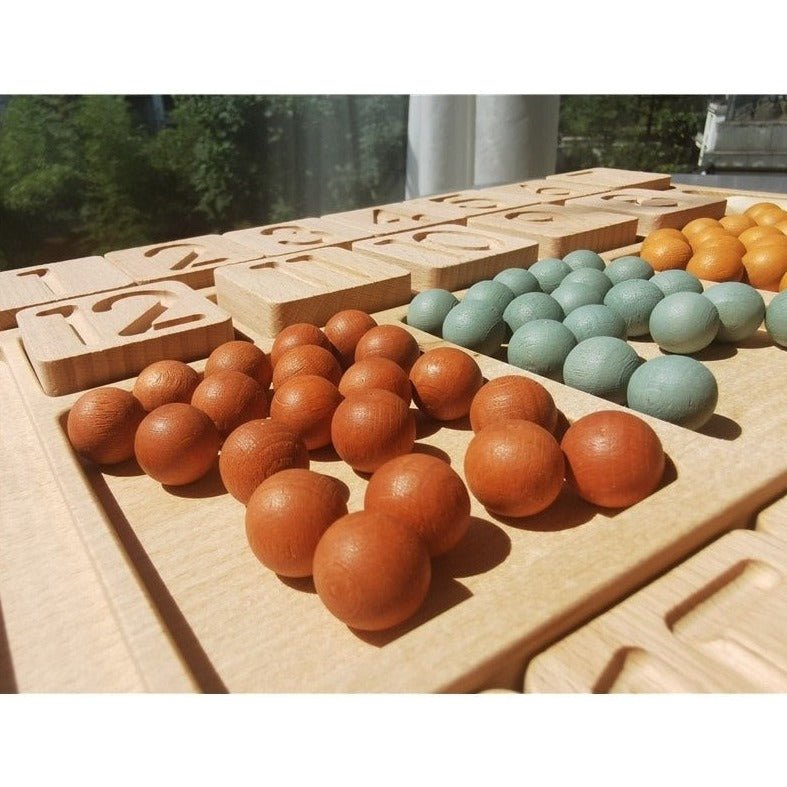 Montessori Math Learning Boards for Counting and Arithmetic - Oliver & Company Montessori Toys