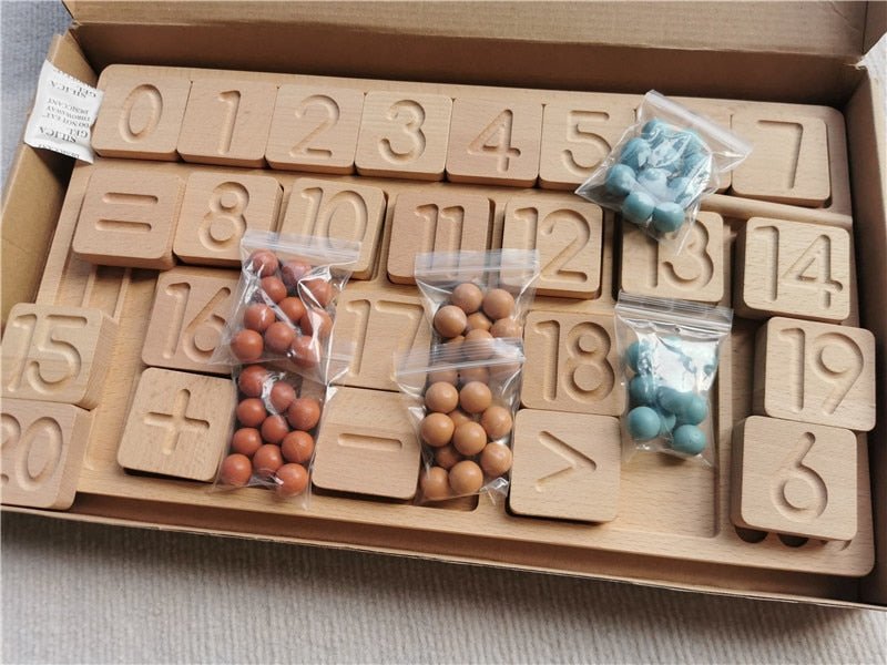 Montessori Math Learning Boards for Counting and Arithmetic - Oliver & Company Montessori Toys