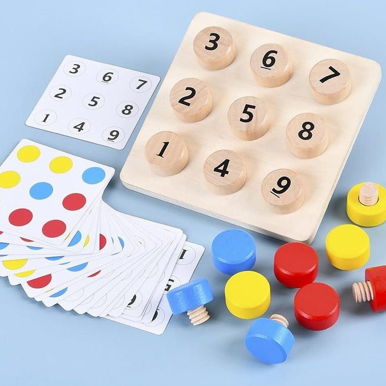 Montessori Memory Challenge Matching Game - Oliver & Company Montessori Toys