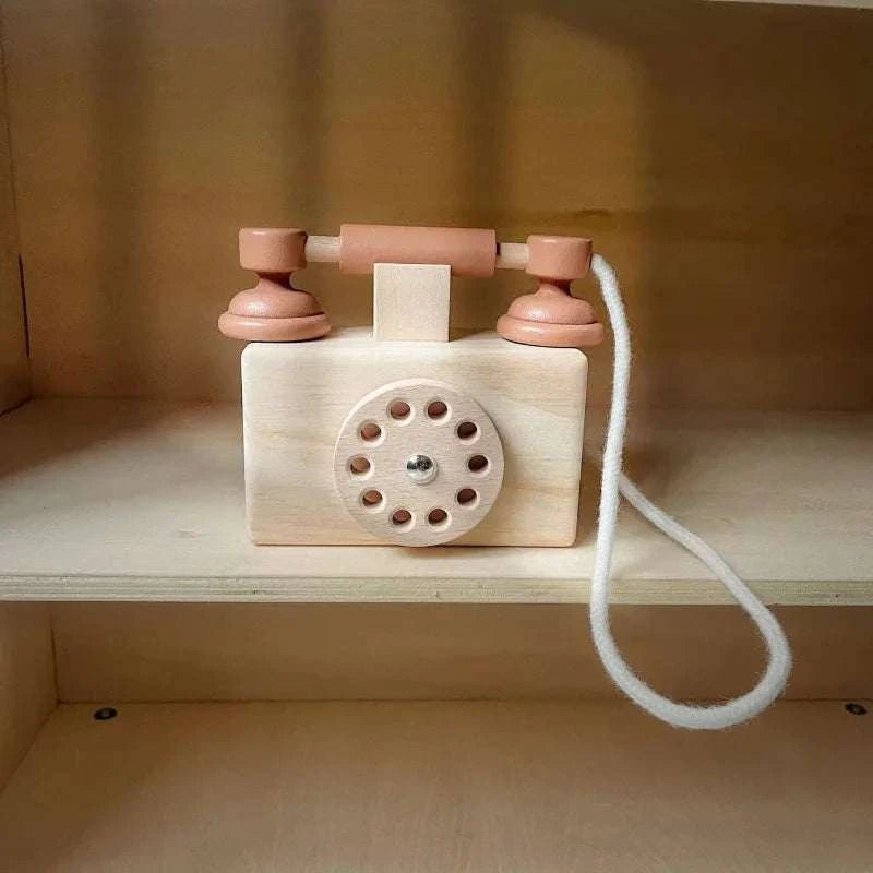 Montessori Old-Fashioned Telephone Toy - Oliver & Company Montessori Toys
