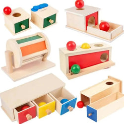 Montessori Permanence Object Boxes - Oliver & Company Montessori Toys