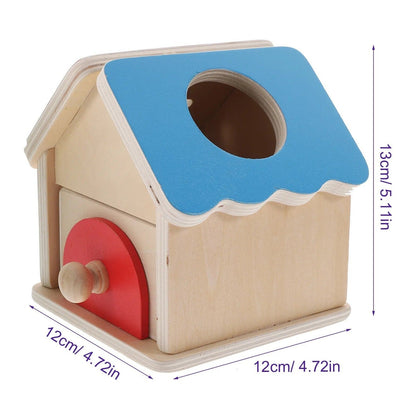 Montessori Permanence Object House Box - Oliver & Company Montessori Toys