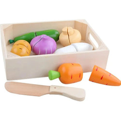 Montessori Play Food Cutting Set - Oliver & Company Montessori Toys