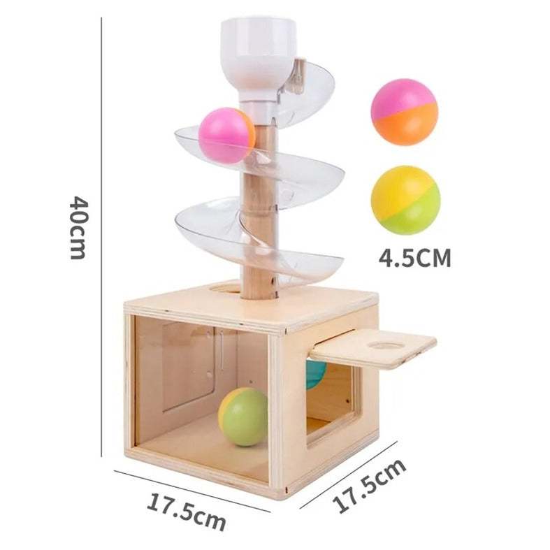 Montessori Rotating Ball Box Toy - Oliver & Company Montessori Toys