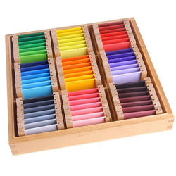 Montessori Sensorial Color Tablet Box - Oliver & Company Montessori Toys