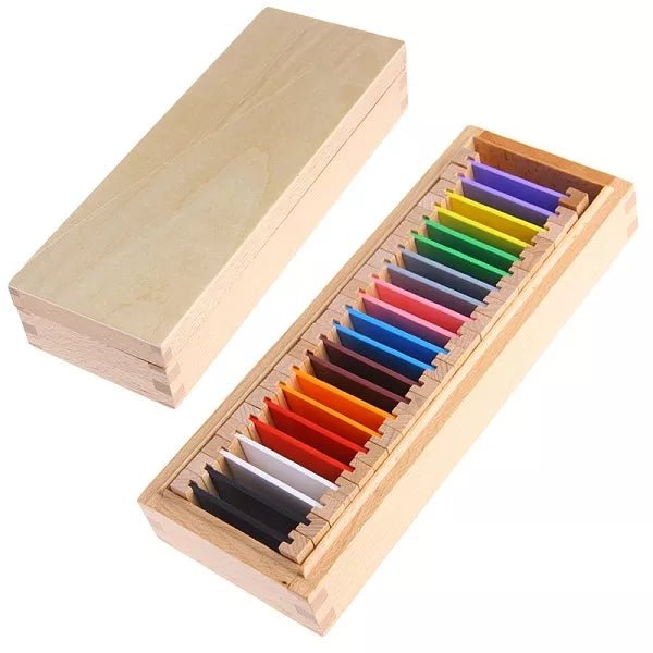 Montessori Sensorial Color Tablet Box - Oliver & Company Montessori Toys