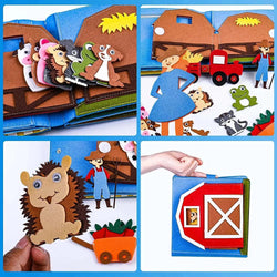 Montessori Storytelling Barn Book - Oliver & Company Montessori Toys