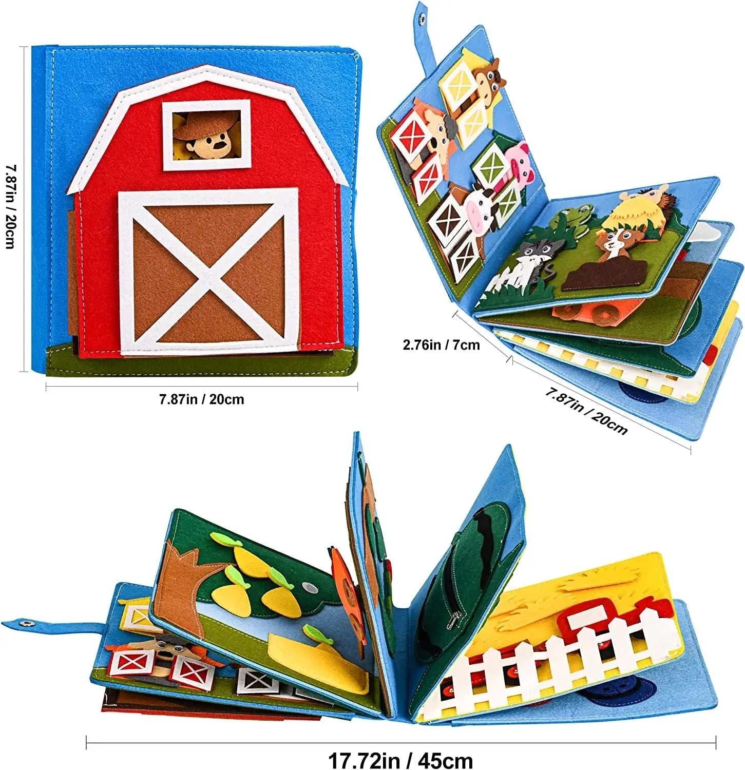 Montessori Storytelling Barn Book - Oliver & Company Montessori Toys