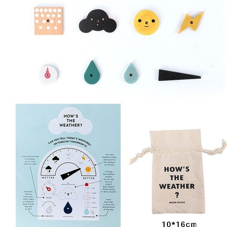 Montessori Weather Station - Oliver & Company Montessori Toys