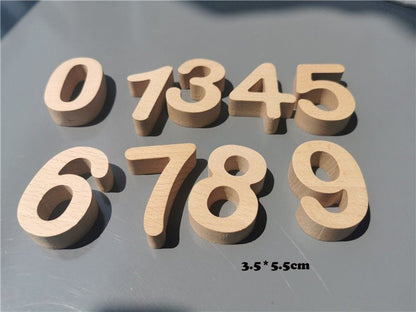 Montessori Wooden Alphabet and Number Boards - Oliver & Company Montessori Toys