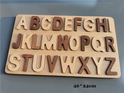 Montessori Wooden Alphabet and Number Boards - Oliver & Company Montessori Toys