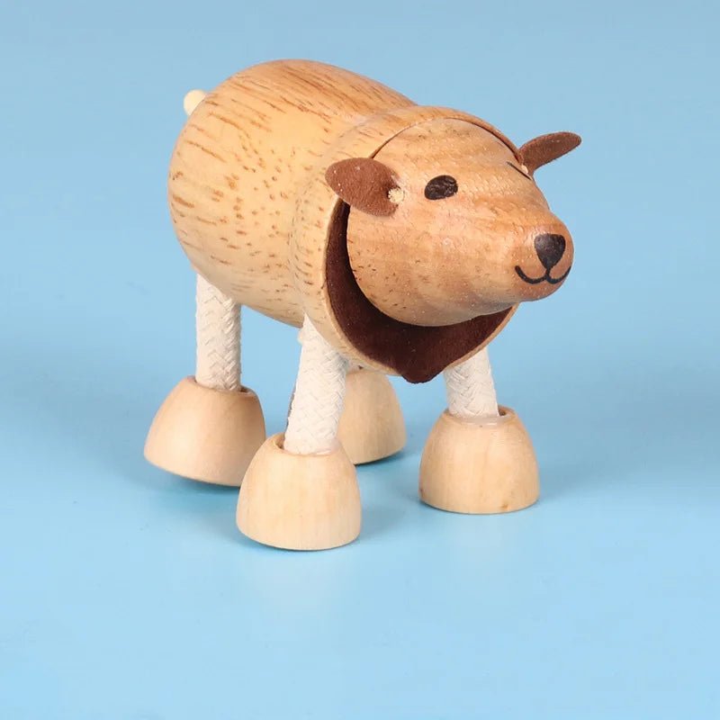 Montessori Wooden Animal Dolls - Oliver & Company Montessori Toys