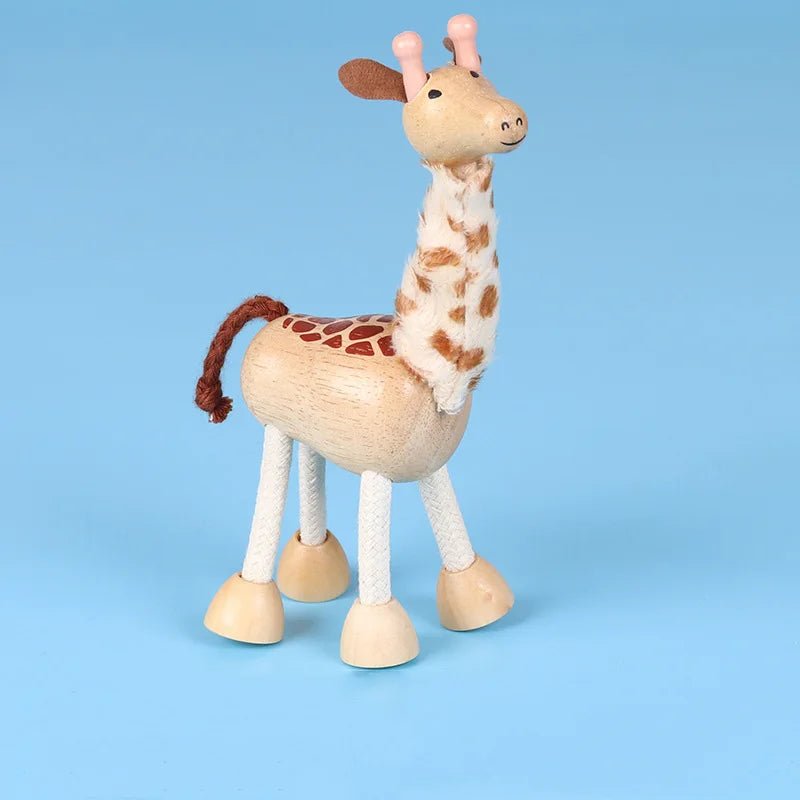 Montessori Wooden Animal Dolls - Oliver & Company Montessori Toys