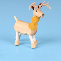 Montessori Wooden Animal Dolls - Oliver & Company Montessori Toys