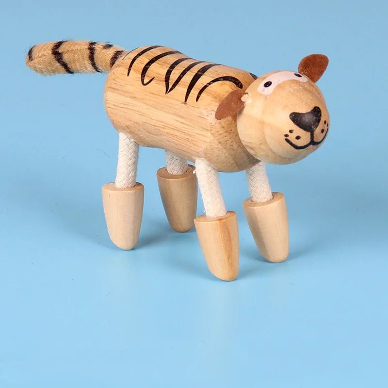 Montessori Wooden Animal Dolls - Oliver & Company Montessori Toys