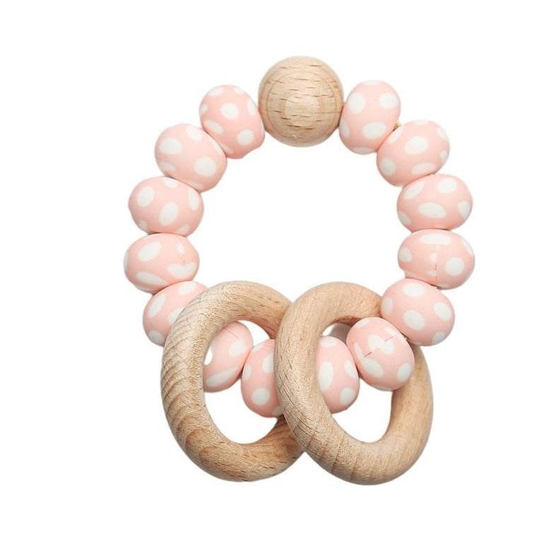 Montessori Wooden Baby Teether Bracelet - Oliver & Company Montessori Toys