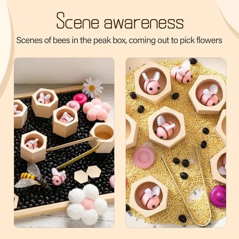 Montessori Wooden Beehive Toy - Oliver & Company Montessori Toys