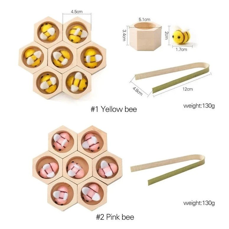 Montessori Wooden Beehive Toy - Oliver & Company Montessori Toys