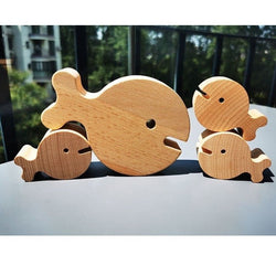 Montessori Wooden Fish Set - Oliver & Company Montessori Toys