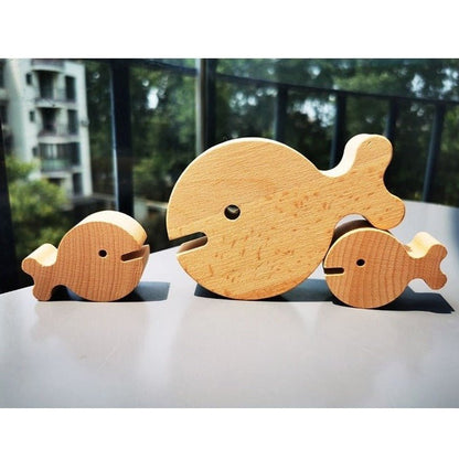 Montessori Wooden Fish Set - Oliver & Company Montessori Toys