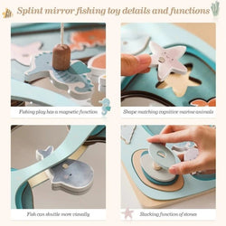 Montessori Wooden Magnetic Fishing Toy - Oliver & Company Montessori Toys